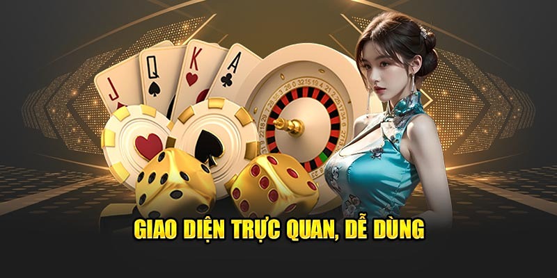 Giao diện Mega Casino trực quan và chuyên nghiệp